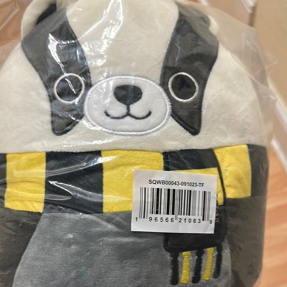 Squishmallow Badger Plush Toy